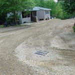 Installing 24" concrete drain basins