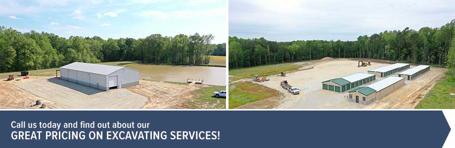 Call us today and find out about our great pricing on excavating services!